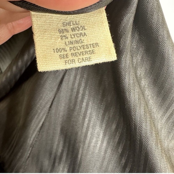 Elizabeth and James Ivy Blazer Womens 6 Wool Buffalo Plaid One Button - Picture 6 of 6